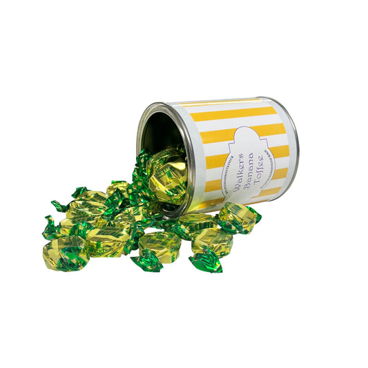 250g Paint Pot Tin of Walkers Banana Eclairs Toffees