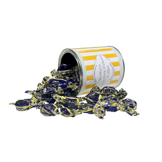 250g Paint Pot Tin of Walkers Milk Chocolate Eclairs