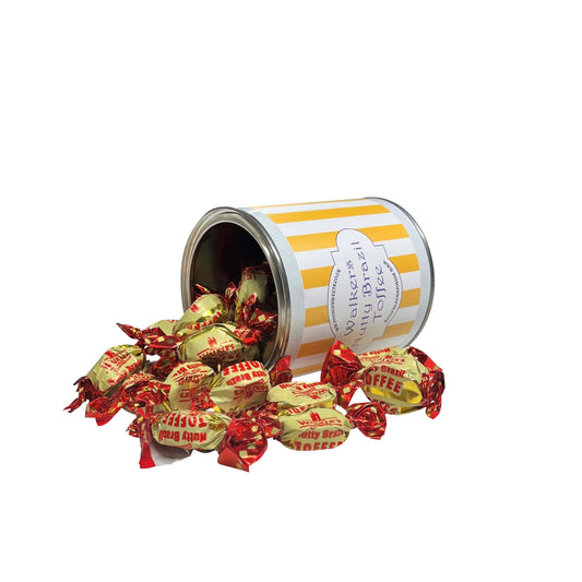 250g Paint Pot Tin of Walkers Nutty Brazil Toffees