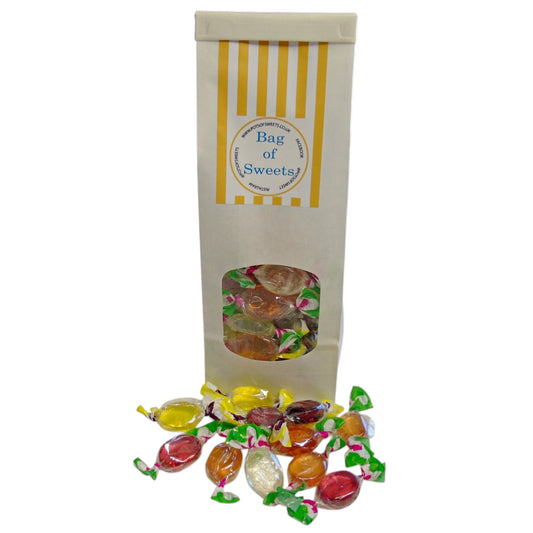 300g Bag of Hard Boiled Fruit Drop Sweet
