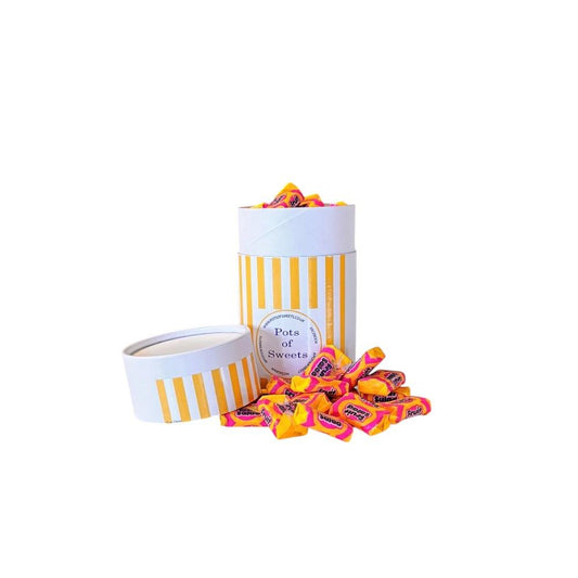 250g White Tube of Fruit Salads Sweets