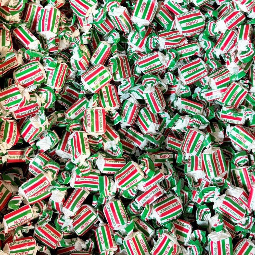 350g Rectangular Box of Spearmint Chews