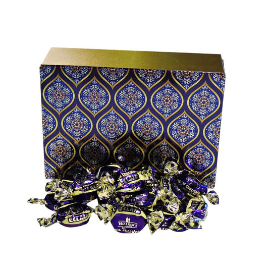 350g Rectangular Box of Walkers Milk Chocolate Eclairs