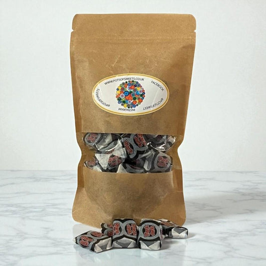 250g Pouch of Black Jacks Sweets
