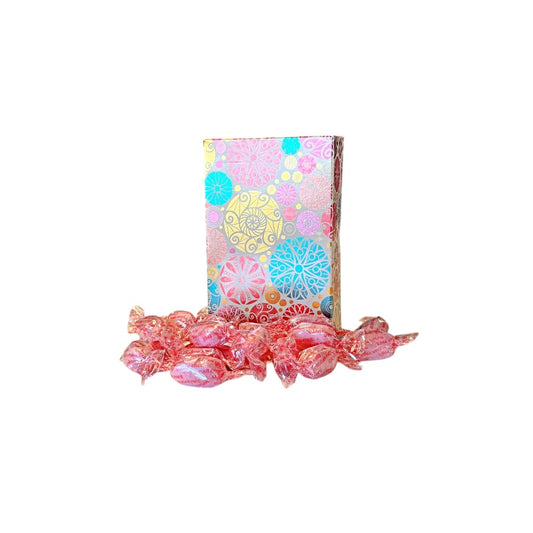 250g Rectangular Box Pattern of Sugar Free Strawberry Sherbets Sweets