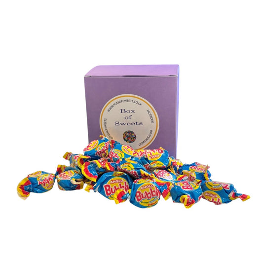 300g Square Box of Anglo Bubble Bubblegum