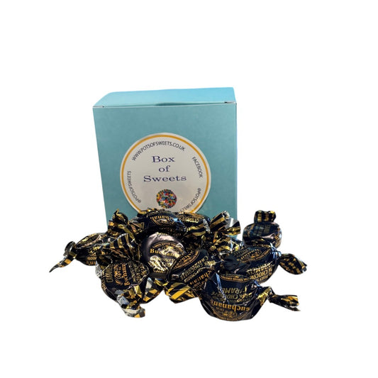 300g Square Box of Buchanan's Chocolate Caramel Toffees