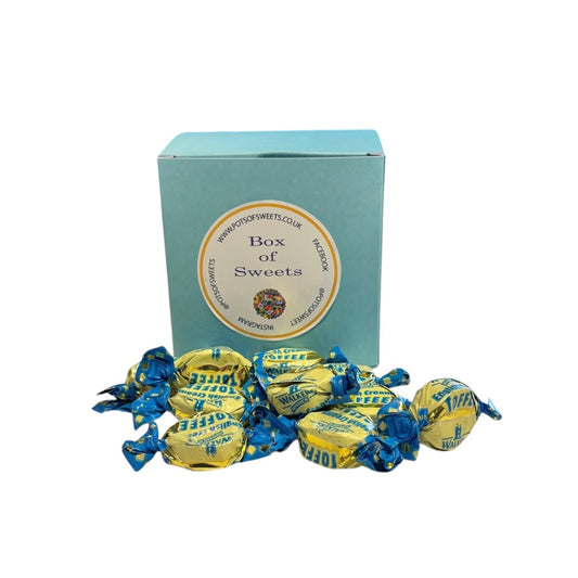 300g Square Box of Walkers English Creamy Toffee
