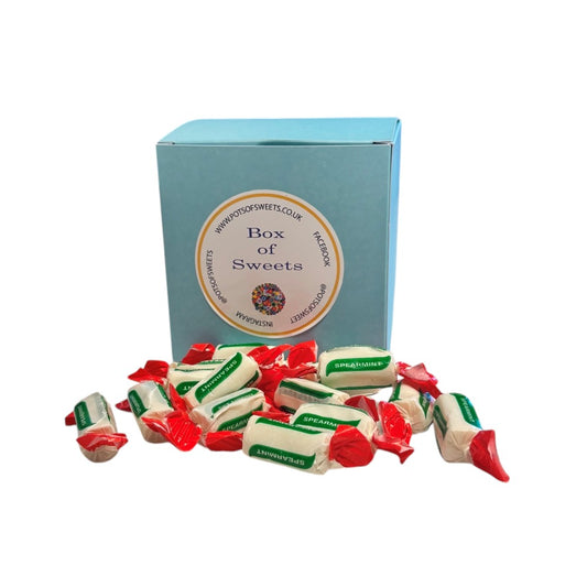 300g Square Box of Sugar Free Spearmint Chews