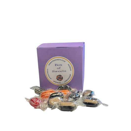 300g Square Box Buchanans Winter Mix Hard Boiled Sweets