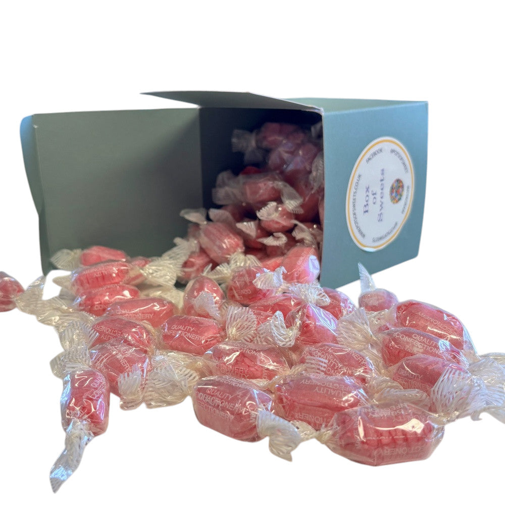 300g Square Box of Strawberry Sherbets Sweets