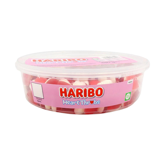 Haribo Heart Throbs Gummy Sweets Tub 480g