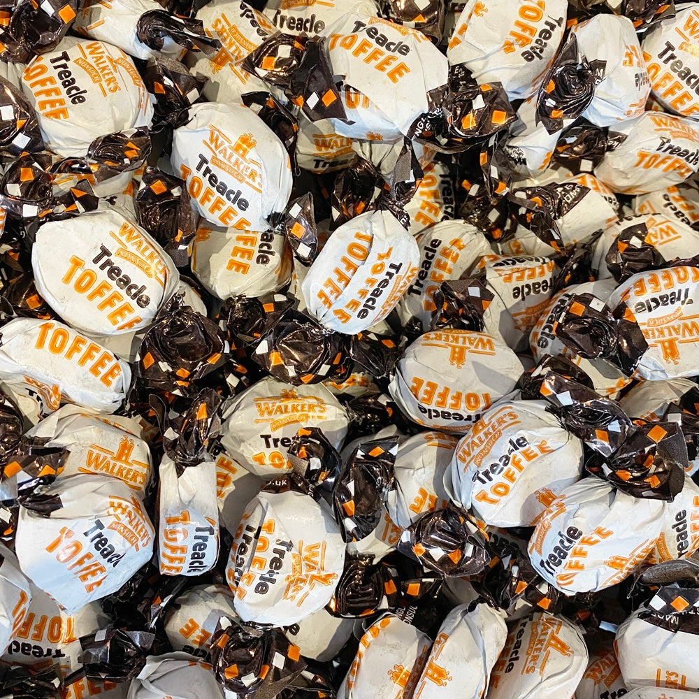 250g Paint Pot Tin of Walkers Treacle Dabs Toffees