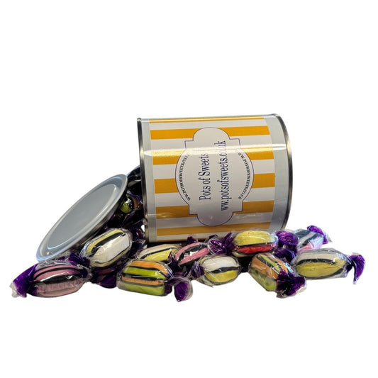 250g Paint Pot Tin of Buchanans Liquorice Assortment Sweets