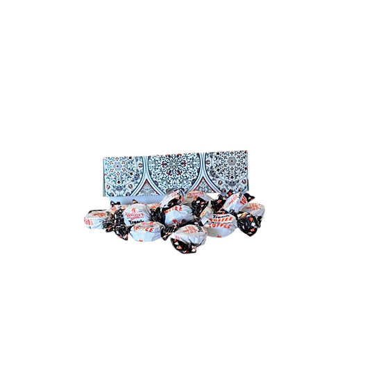 250g Rectangular Box Pattern of Walkers Treacle Dabs Toffee