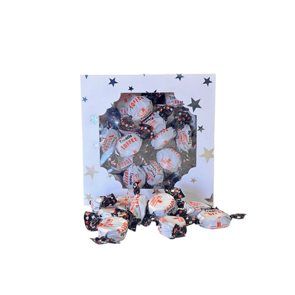 300g Square Star Patterned Box Walkers Toffees