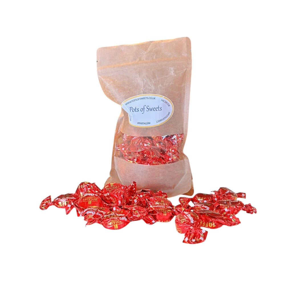 250g Nutty Brazil Toffee Tin - Walkers Individually Wrapped Nutty Brazil Toffees