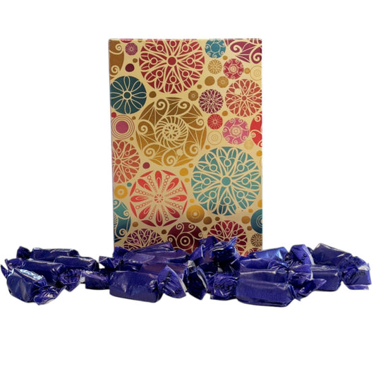 250g Rectangular Patterned Box of Sugar Free Liquorice Toffee