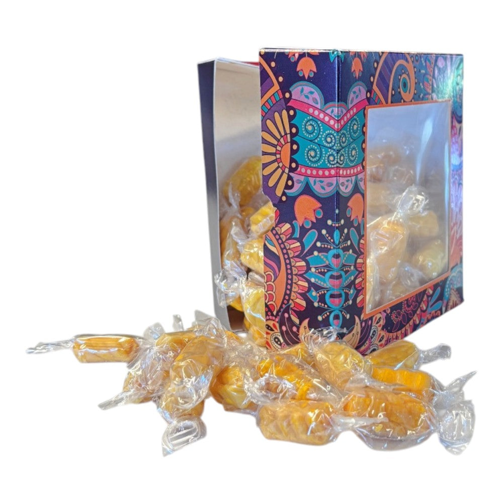 300g Square Window Paisley Pattern Box of Sweet Peanuts