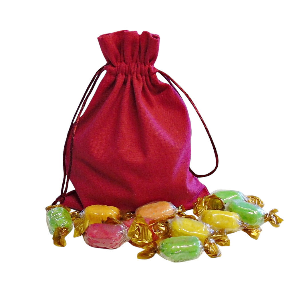 250g Cotton Bag of Chocolate Fruits Sweets