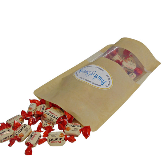 250g Pouch of YUMMYs Peanut Caramel Chews