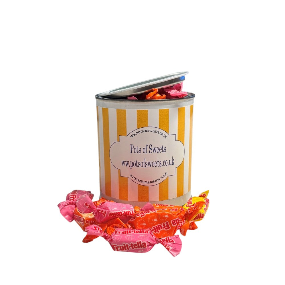 250g Paint Pot Tin of Fruitella Juicy Fruit Chews
