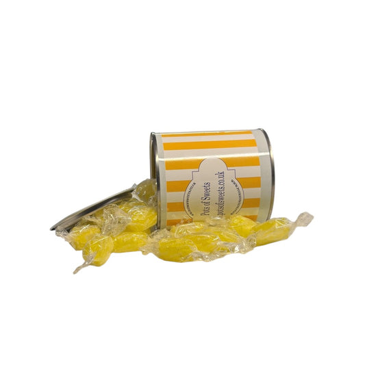 250g Paint Pot Tin of Sherbet Lemon Sweets