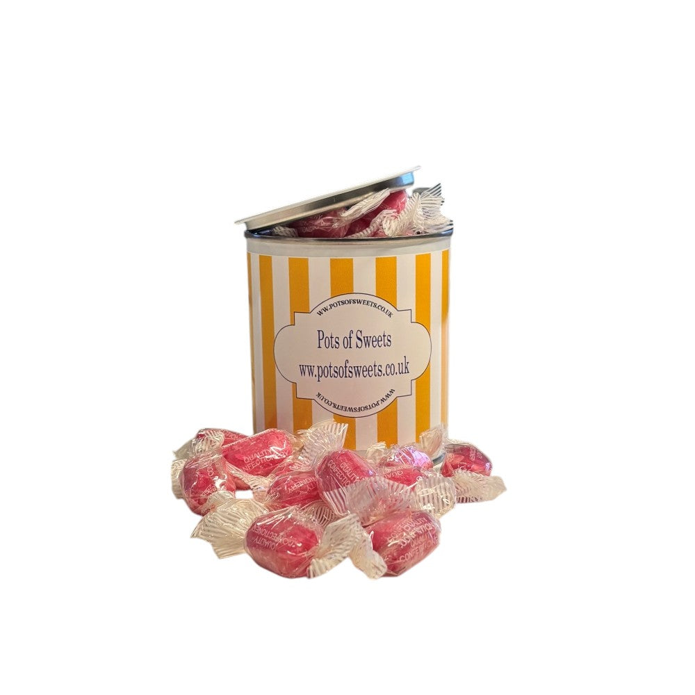 250g Paint Pot Tin of Strawberry Sherbets Sweets