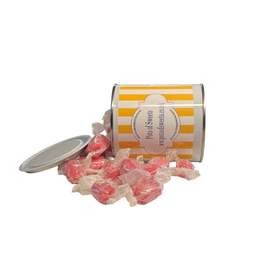 250g Paint Pot Tin of Strawberry Sherbets Sweets