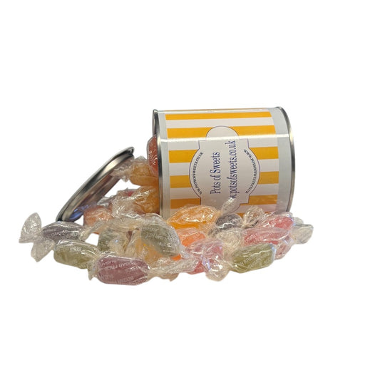250g Paint Pot Tin of Sugar Free Fruit Drops