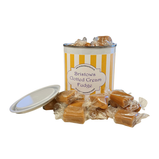250g Paint Pot Tin of Bristows Clotted Cream Fudge