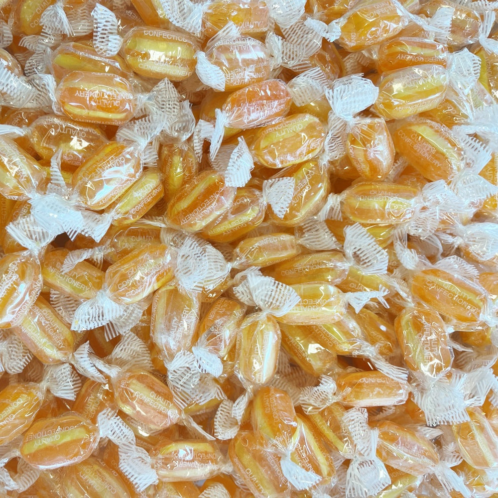 250g Pouch of Individually Stockleys Wrapped Sherbet Pineapple Sweets