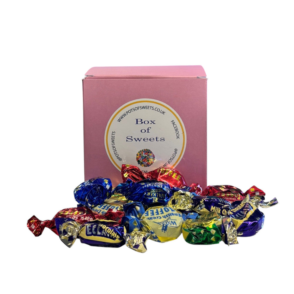 300g Square Box of Walkers Assorted Toffees