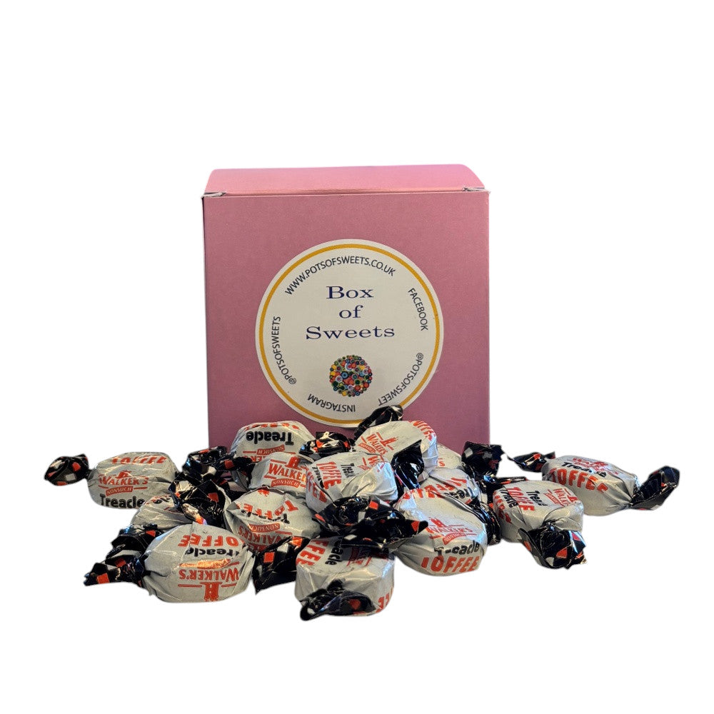 300g Square Box of Walkers Treacle Dabs Toffee