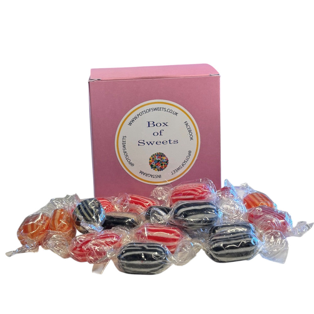300g Square Box Buchanans Winter Mix Hard Boiled Sweets