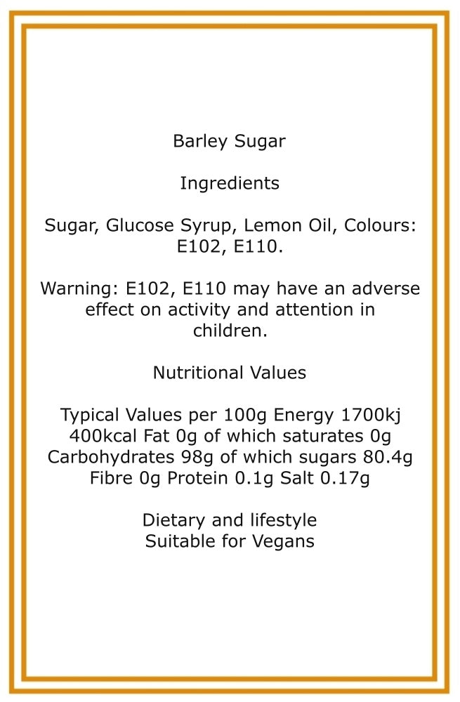 300g Bag of Barley Sugar Sweets