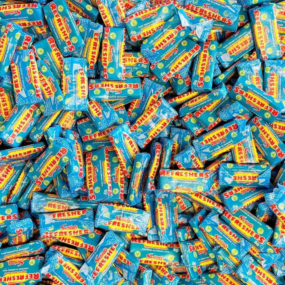 200g White Cardboard Tube of Swizzels Refreshers
