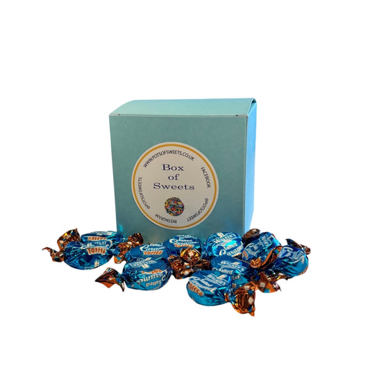300g Square Box of Walkers Salted Caramel Toffee
