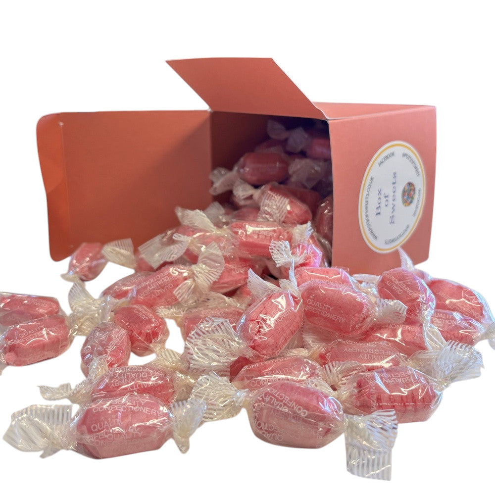 300g Square Box of Strawberry Sherbets Sweets