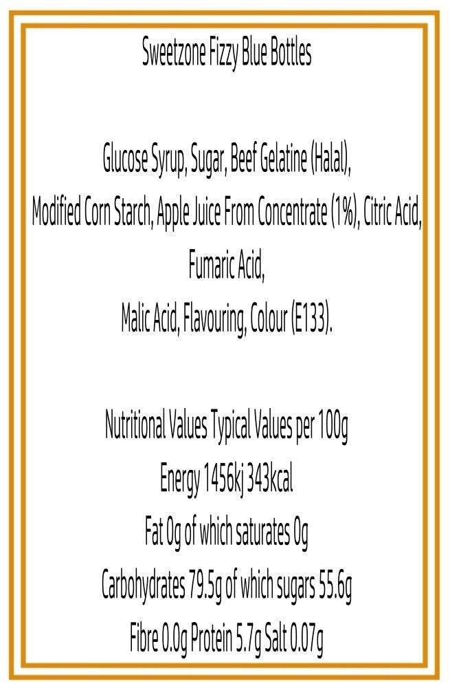 Fizzy Blue Bottles TUB