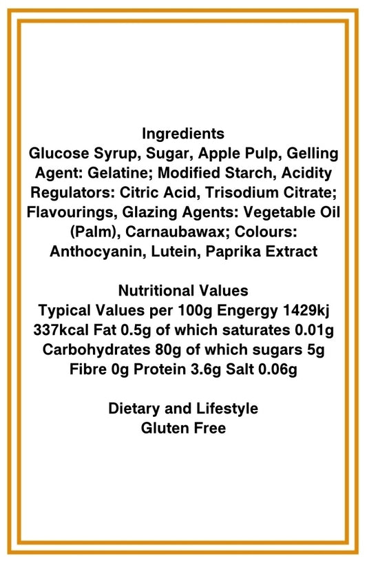 Sweet Teeth N Toothbrush Foam Gums Fruit Flavour Gums