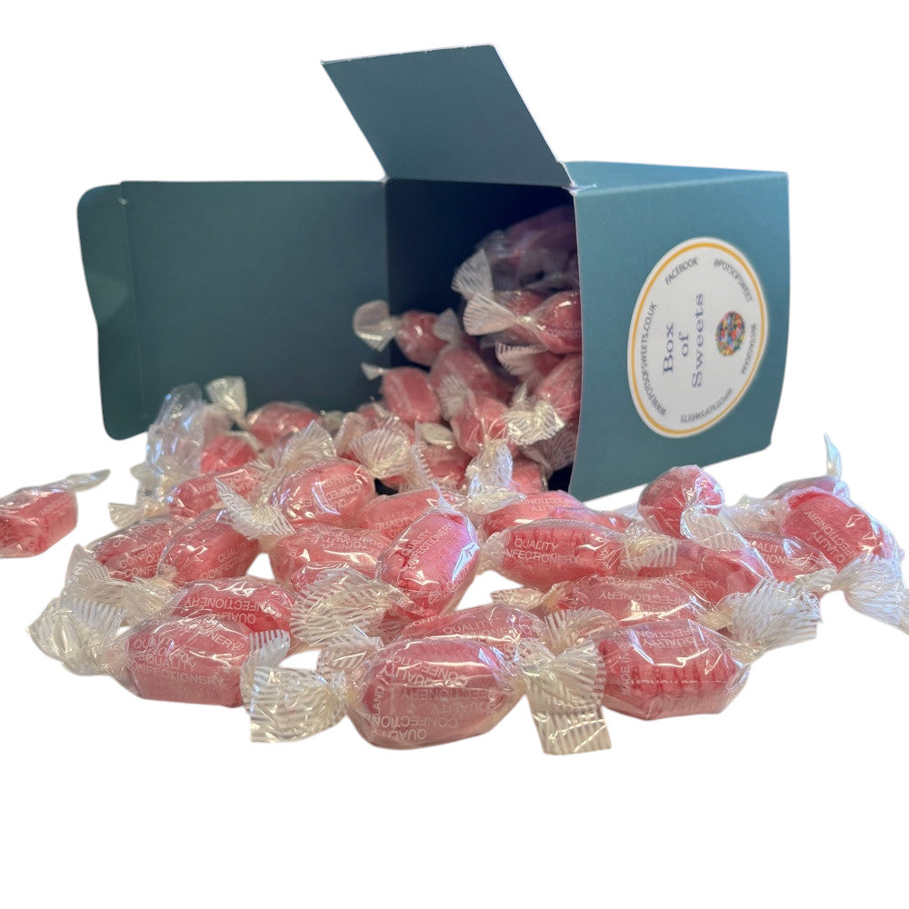 300g Square Box of Strawberry Sherbets Sweets