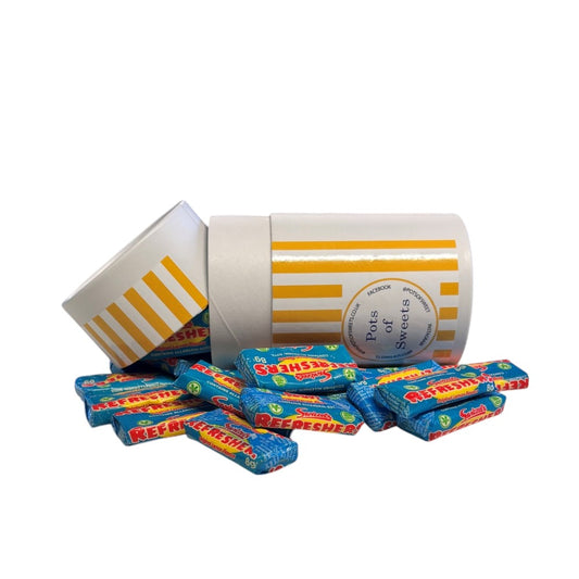 200g White Cardboard Tube of Swizzels Refreshers