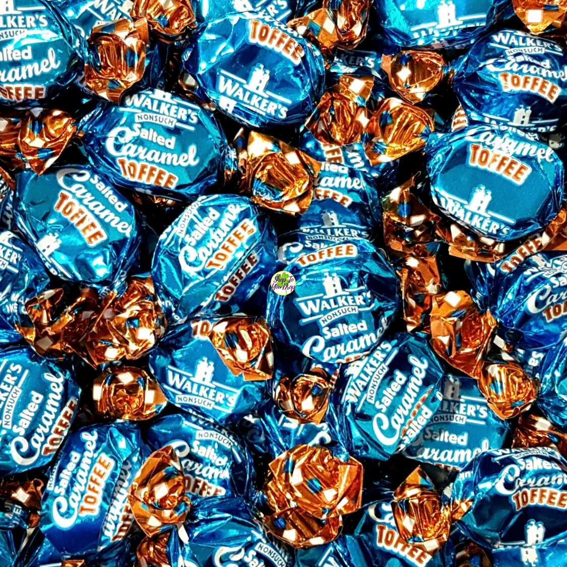250g Paint Pot Tin of Walkers Salted Caramel Toffees