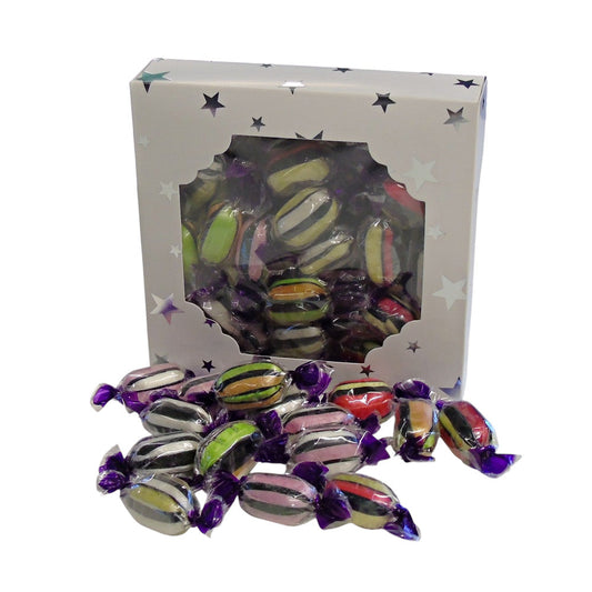 300g Square Window Pattern Box of Buchanans Liquorice Assortment Sweets