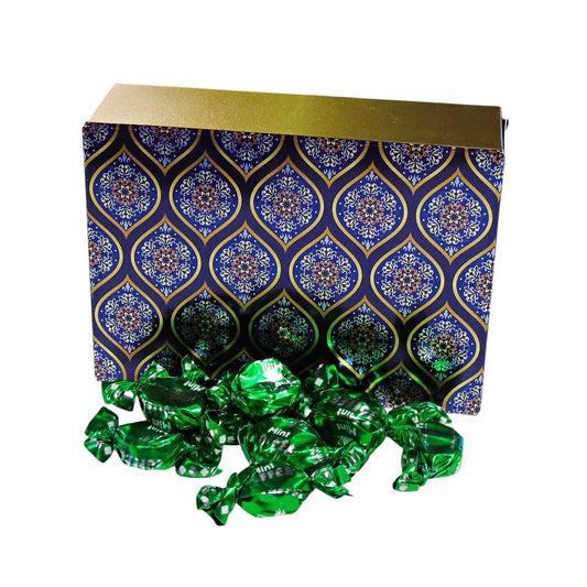 350g Rectangular Box of Walkers Mint Toffee