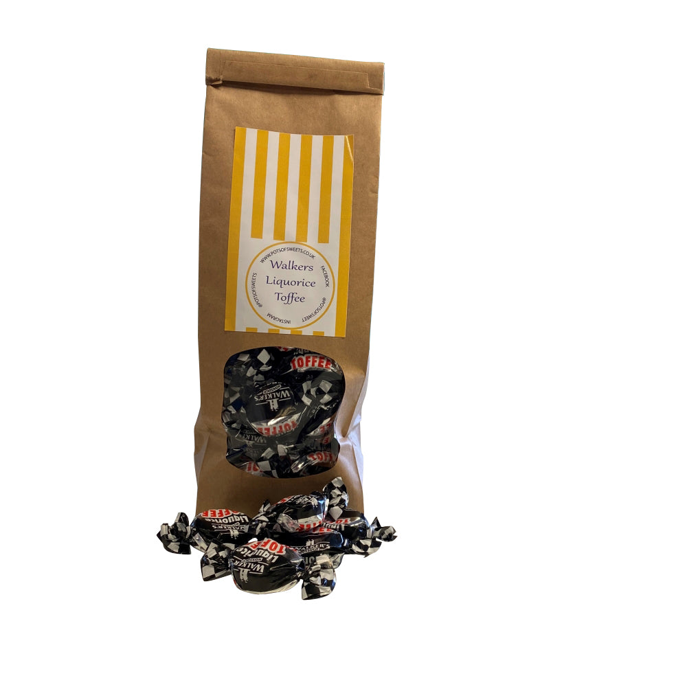 300g Bag of Walkers Liquorice Toffee