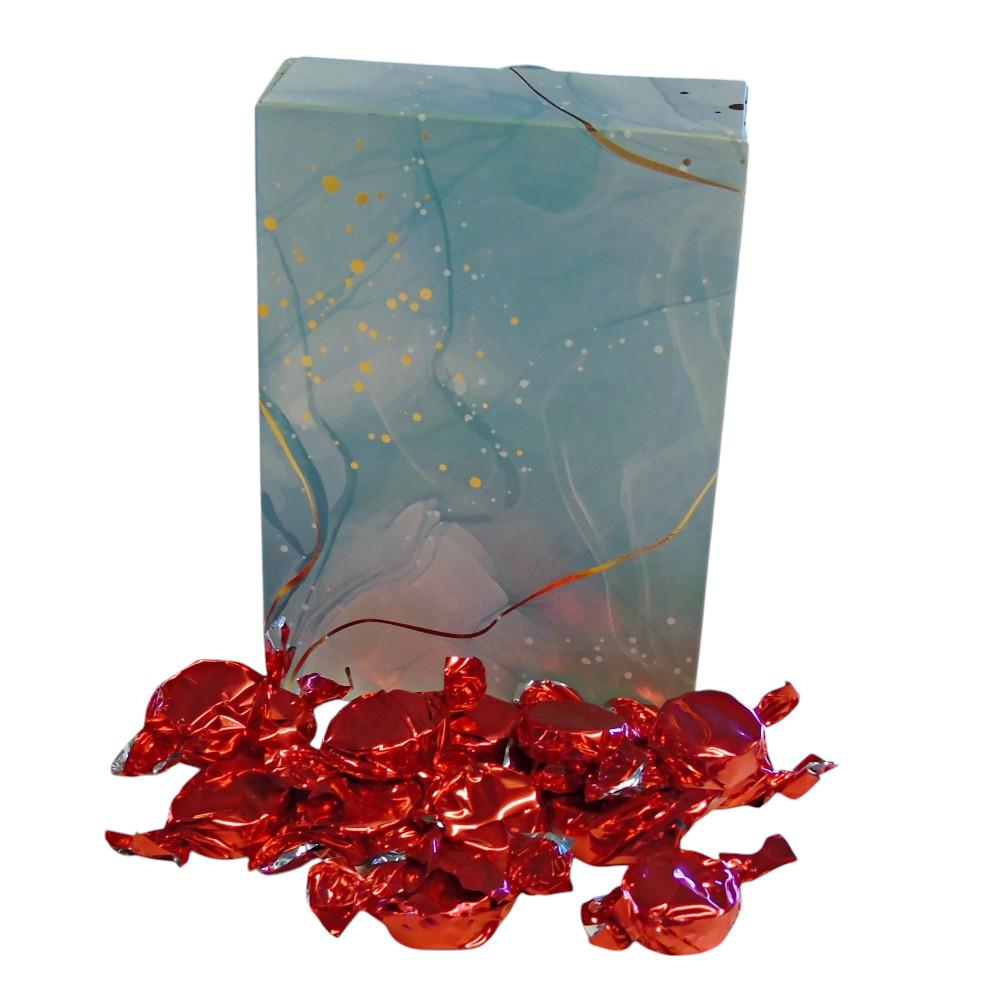 350g Rectangular Box of Buchanans Raspberry Caramel Toffee