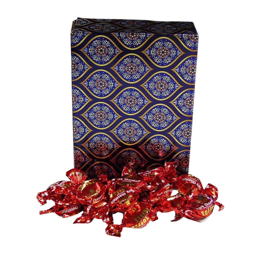 350g Rectangular Box of Walkers Dark Chocolate Toffee