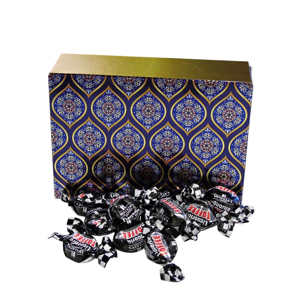 350g Rectangular Box of Walkers Liquorice Toffee